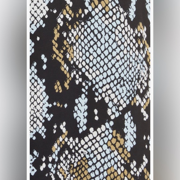 NWT $890 Proenza Schouler Ruched Snakeskin Print Halter Neck Dress in size 10! - Picture 6 of 6